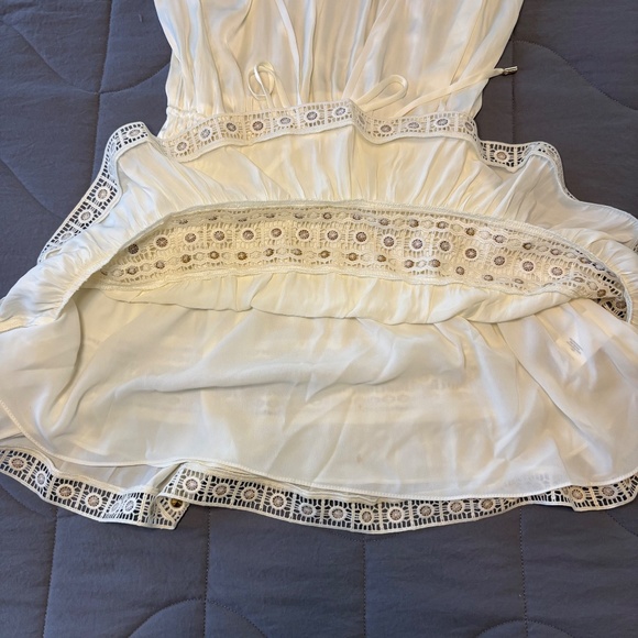 NWT- Ramy‎ Brook - MAYA TIERED MINI DRESS Cream Gold Size XS - Picture 13 of 13